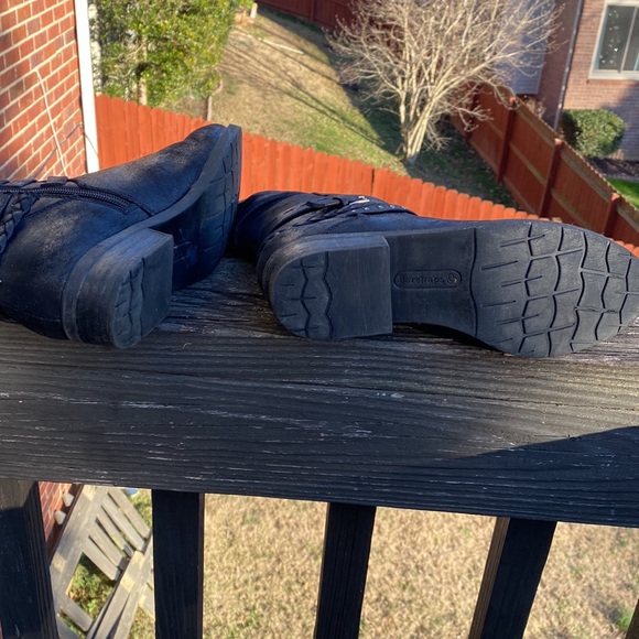 Baretraps Black Faux Leather Tall Yesha Riding Boots. It’s a fall essent… - Picture 5 of 7